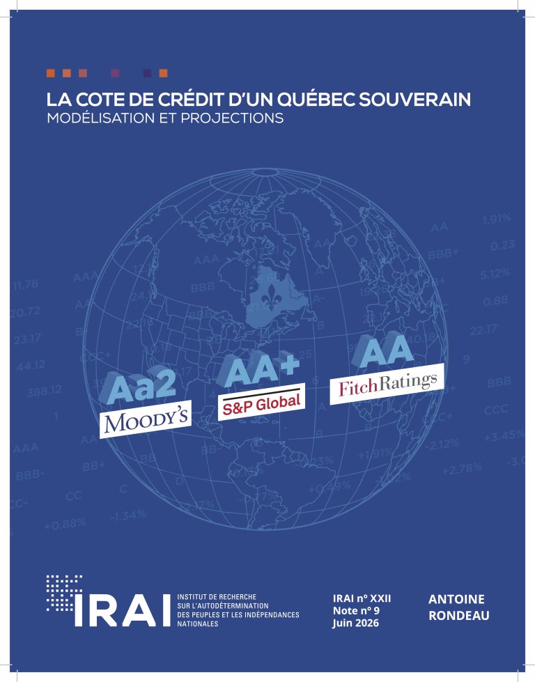 Note de recherche sur la cote de crédit d’un Québec indépendant (A ...